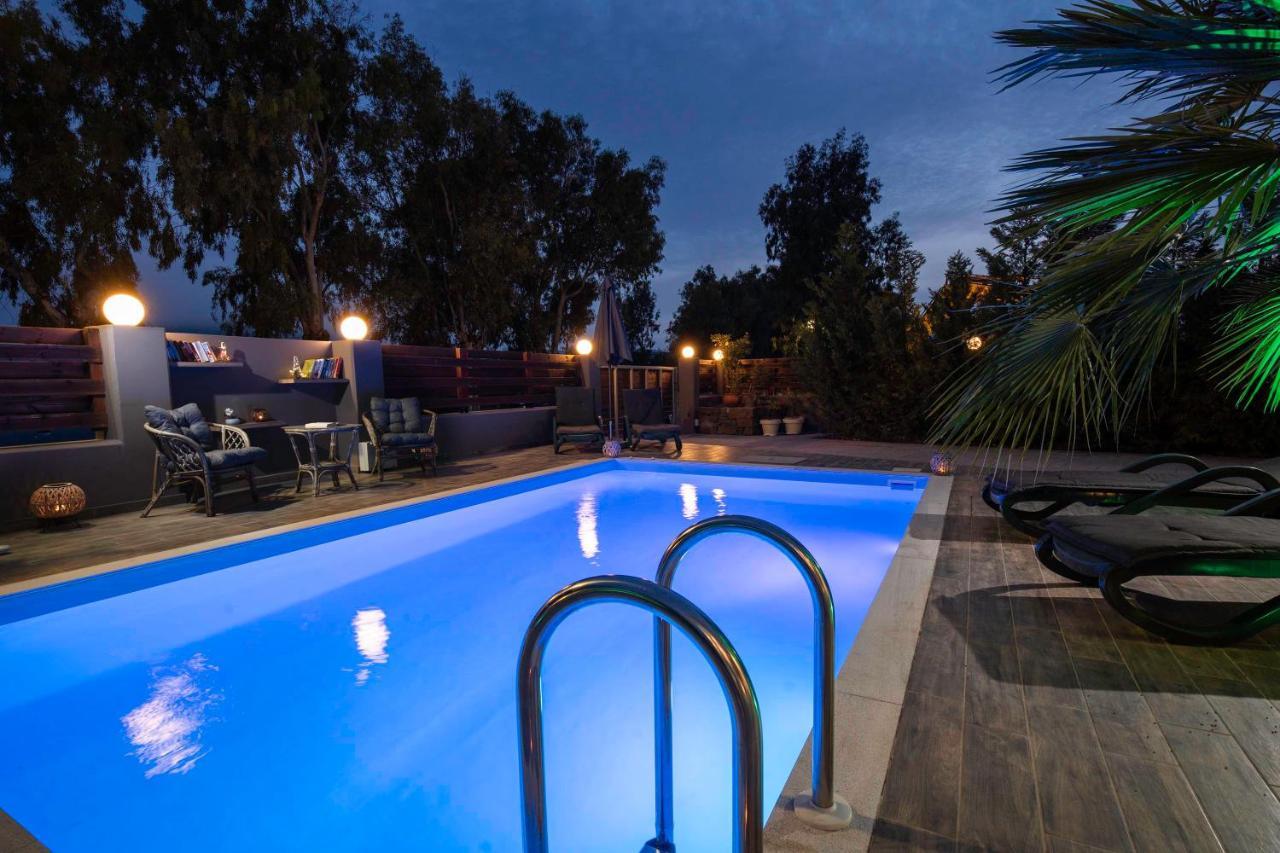 Maia Luxury Pool Villa Afandou Exterior foto